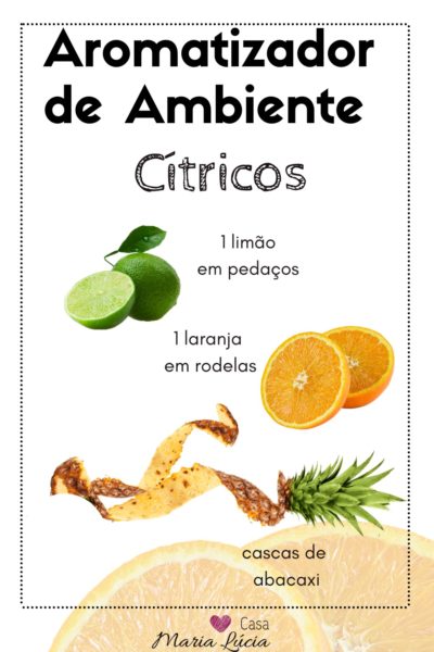 aromatizador de ambiente caseiro cítricos